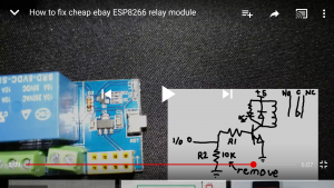 How to fix cheap ebay ESP8266 relay module